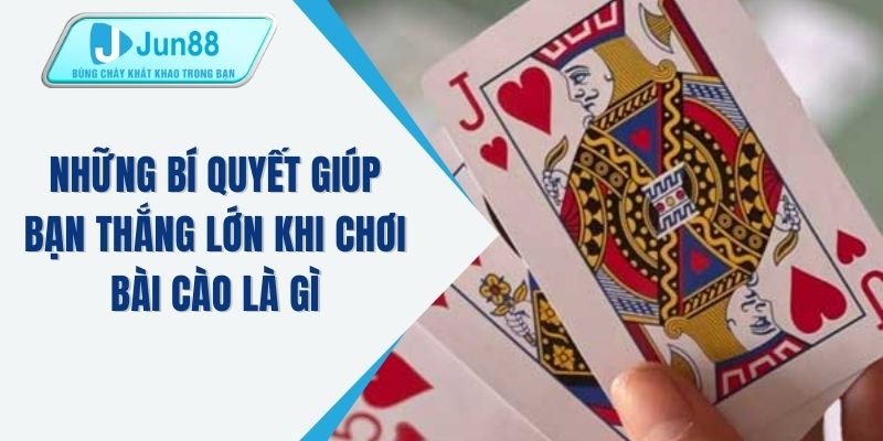 Những bí quyết giúp bạn thắng lớn khi chơi bài cào là gì