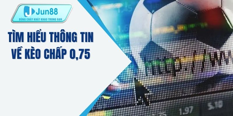 Tìm hiểu thông tin về kèo chấp 0,75